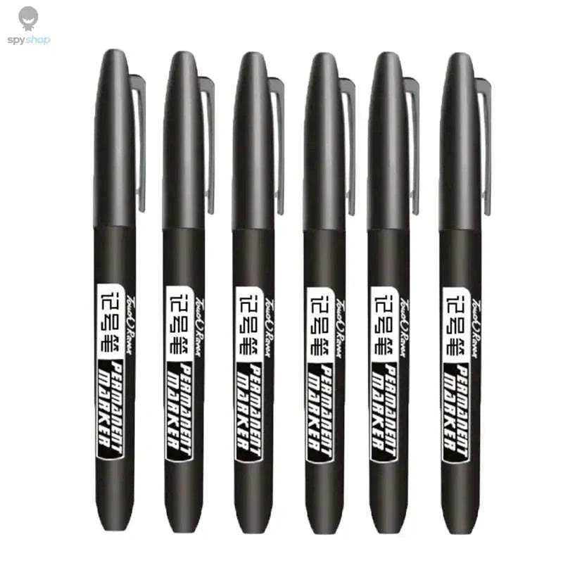 Permanent Marker Pen Set for Clean, Waterproof Lines-5 Black 5 Blue