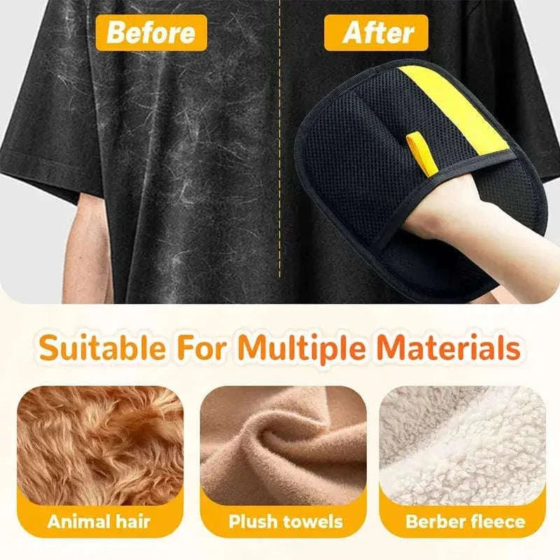 Pet Hair Cleaning Gloves for Gentle Grooming and Fur Removal-NEW 3pcs