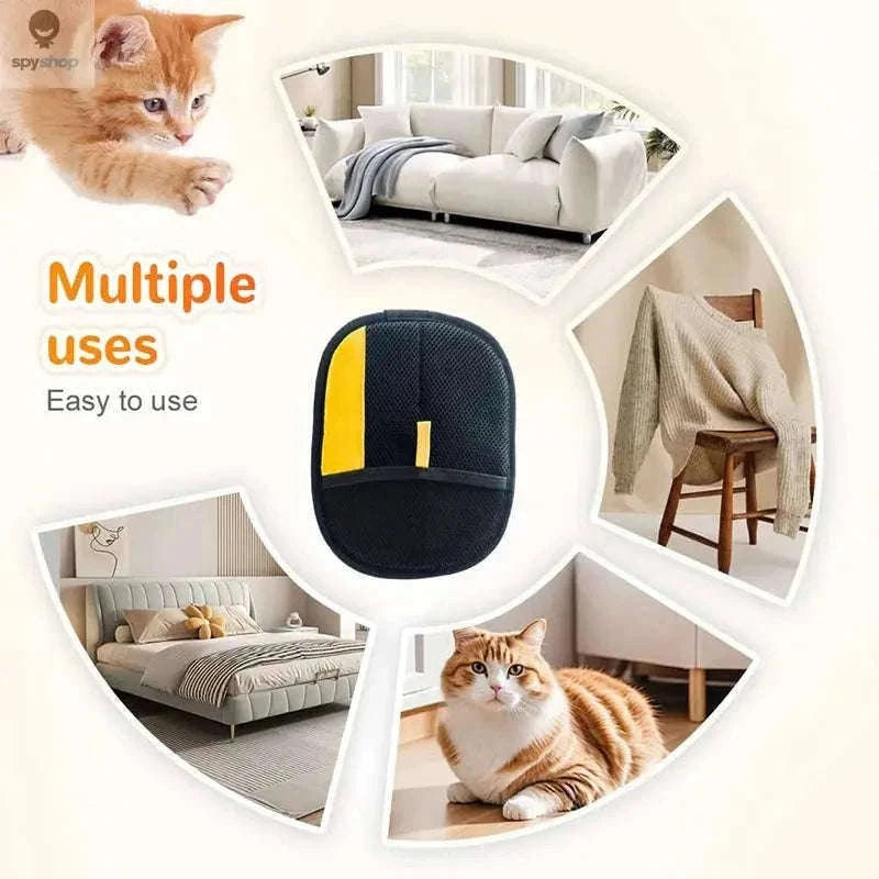 Pet Hair Cleaning Gloves for Gentle Grooming and Fur Removal-NEW 3pcs