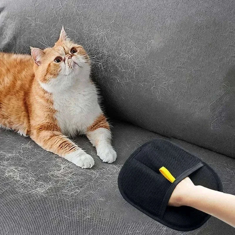 Pet Hair Removal Gloves for Easier Grooming and Cleaner Surfaces-5PCS