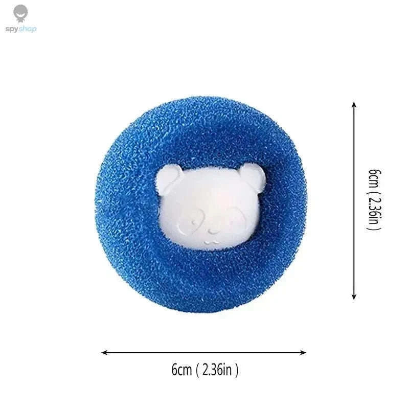 Pet Hair Remover Laundry Balls for Cleaner Clothes-Blue-3PC / 58x58x5mm