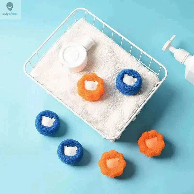 Pet Hair Remover Laundry Balls for Cleaner Clothes-Blue-3PC / 58x58x5mm