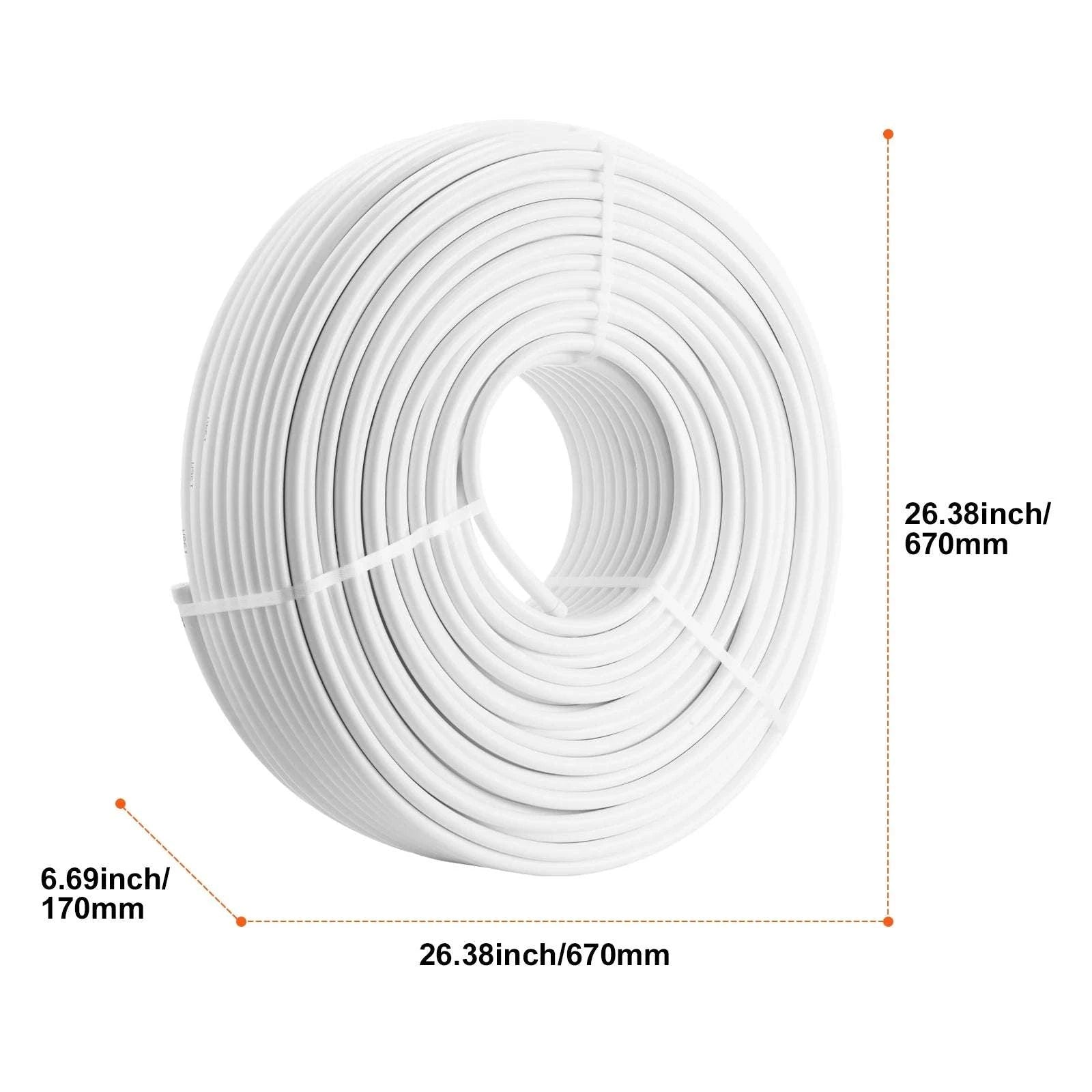 PEX-AL-PEX Radiant Floor Pipe 656ft 5/8" Heating & Plumbing Tube-656ft / spain
