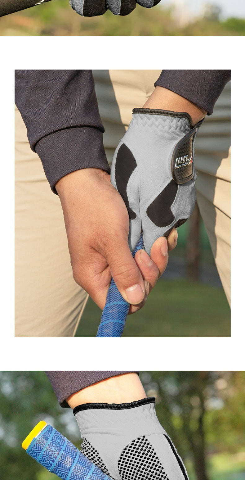 PGM Professional Golf Gloves-grey-left hand-1pcs / 23
