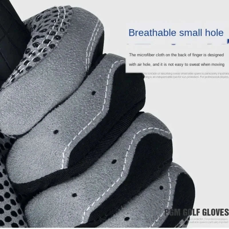 PGM Professional Golf Gloves-grey-left hand-1pcs / 23