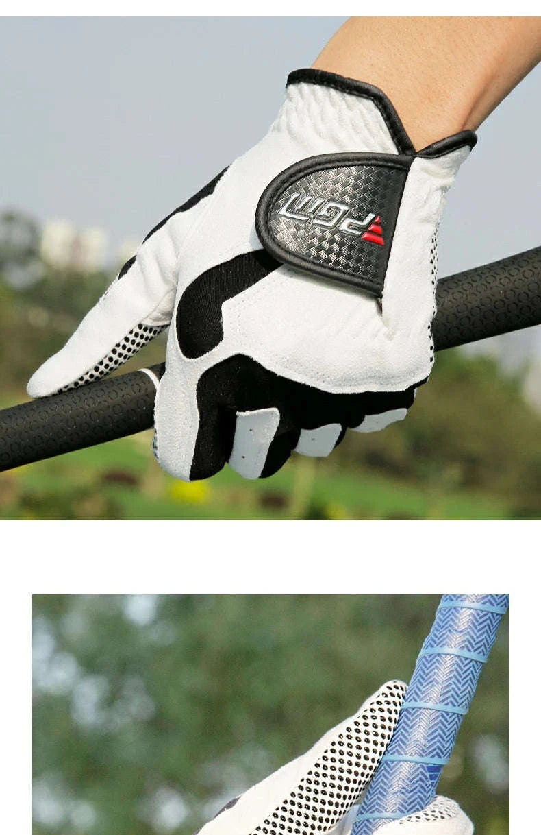 PGM Professional Golf Gloves-grey-left hand-1pcs / 23