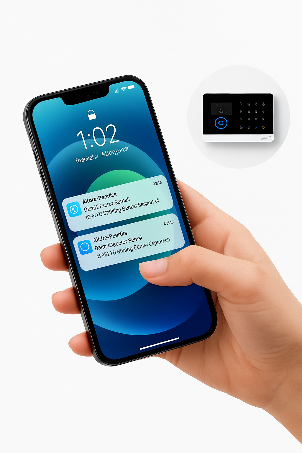 PGST 4G WLAN Smart Kabelloses Einbruchs- Alarmset Funktioniert mit Tuya Funktioniert mit Smart Life Mobiltelefon Fernbedienung Arm/Deaktivierung Echtzeit Alarm Push Türsensor Bewegungsmelder Vollständiges Set Smart Home Sicherheitsgerät Europa