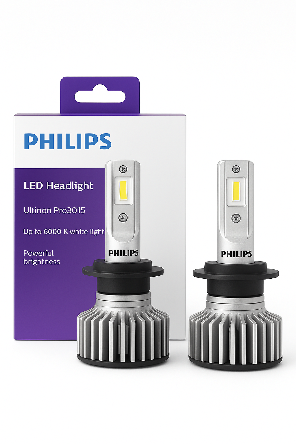 Philips LED H1 H3 H4 H7 H11 Ultinon Pro3101 12V/24V 6000K Bright White HB3 9005 HB4 9006 HIR2 9012 Auto Headlight LED Lamps - Spy-shop.com