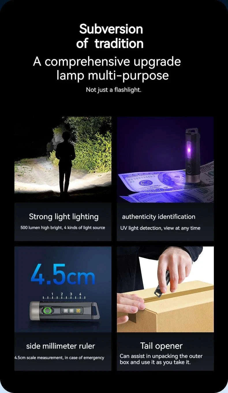Philips SFL1121 Mini Rechargeable Keychain LED Flashlight-SFL1121