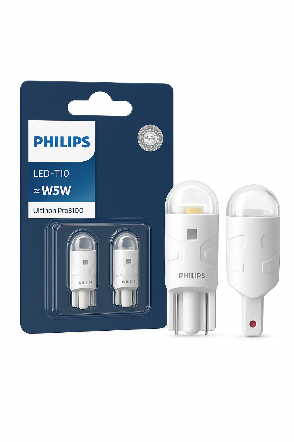 Philips Ultinon Pro3100 LED T10 W5W 6500K Viileä Valkoinen Uusi Tyyli Auto Sisä/Pysäköintivalo Vilkkuvat Lamput 11961CU31B2, Par