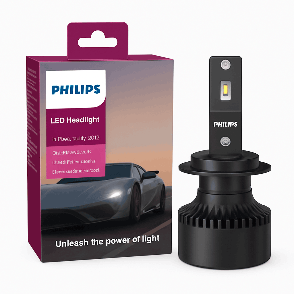 Philips Ultinon Rally 3551 LED Headlight Bulbs 6500K 50W-H18 1 pair