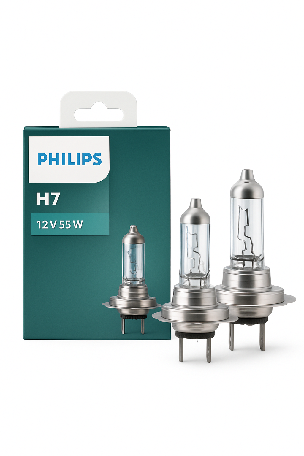 Philips X-tremeVision Pro150 H7 Faro a Halogeno Auto 12V 55W PX26d +150% Luce Bianca Originale ECE Lampade Più Luce 12972XVP