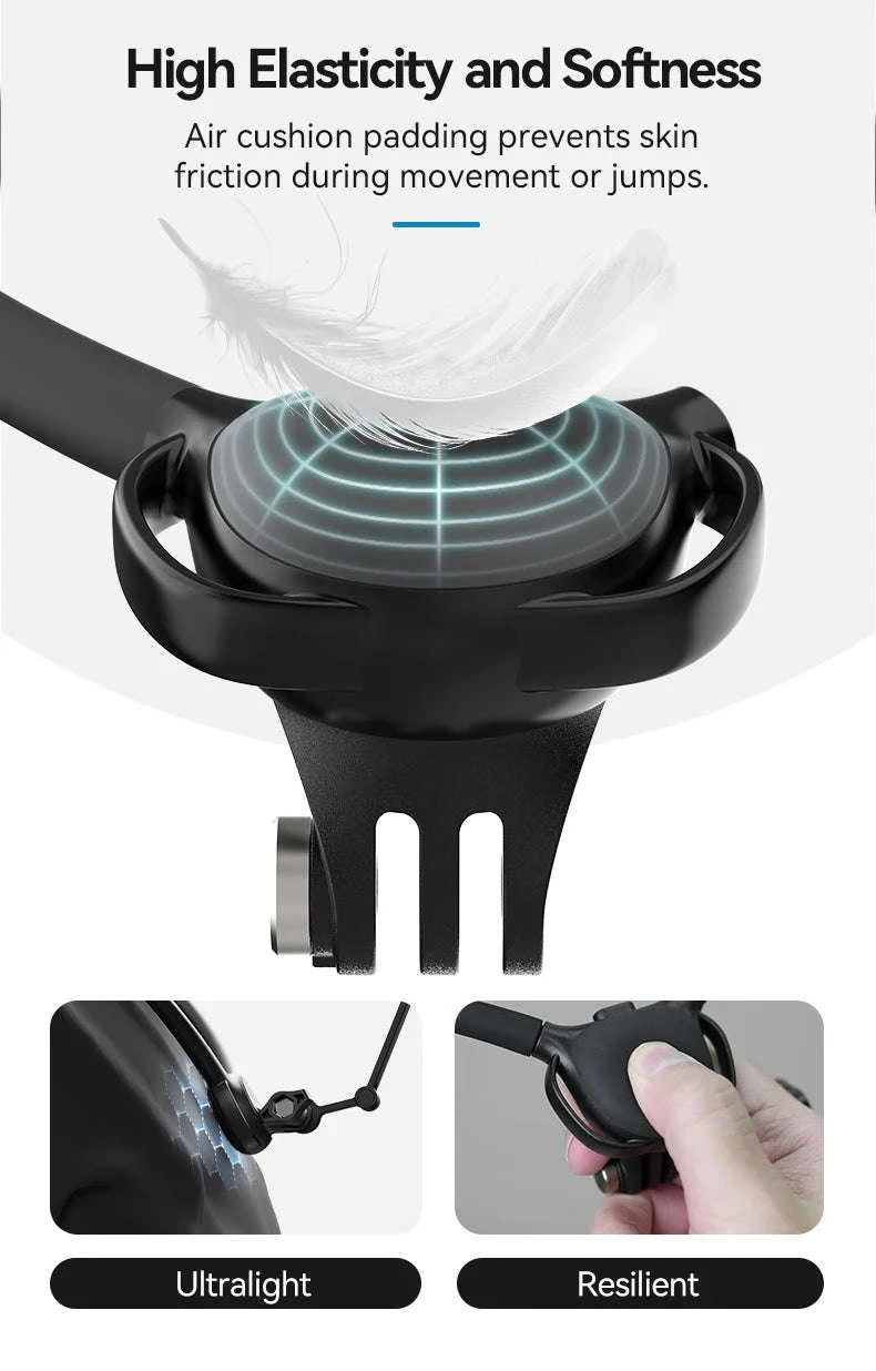 Phone Action Camera Neck Hold Mount by TELESIN-2 in 1 Phone camera