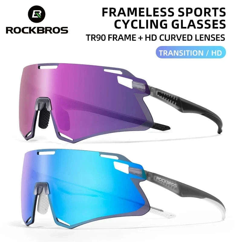 Photochromic Cycling Glasses with TR90 Frame-SP318-8