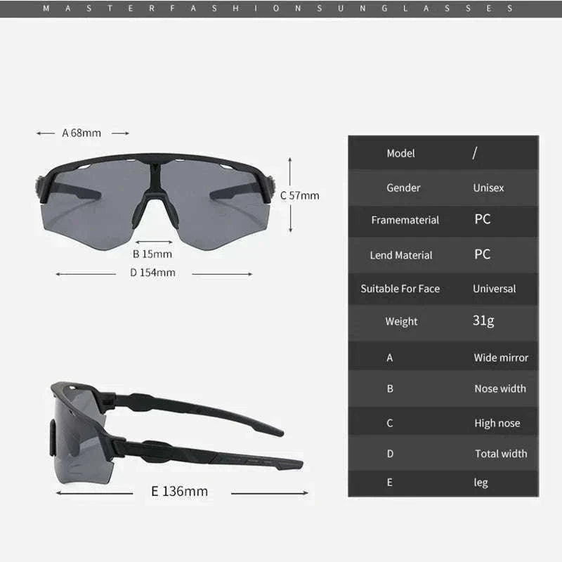 Photochromic Polarized Driving Sunglasses Anti-Glare UV Protection-Non-Photochromic C