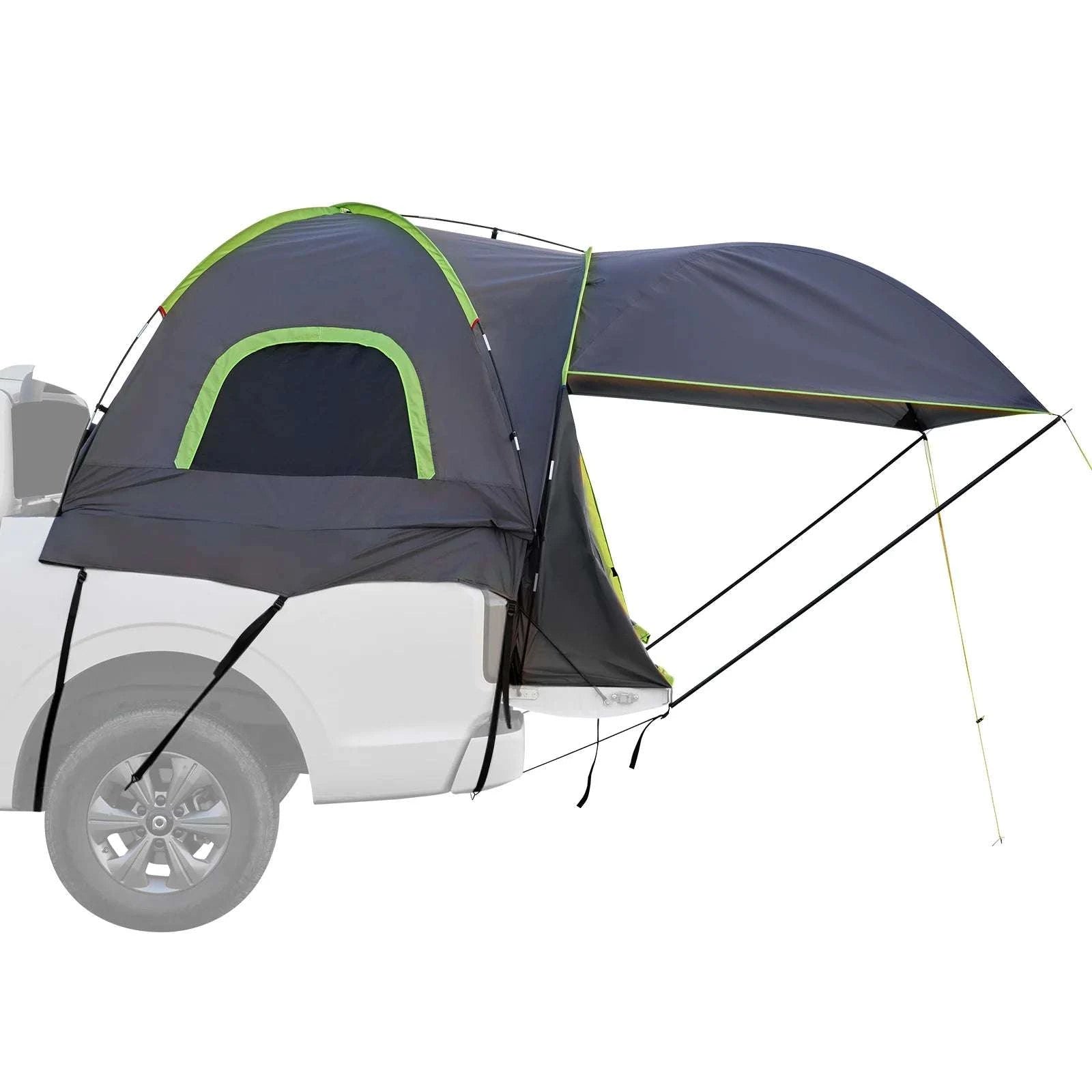 Pickup Truck Bed Tent with Awning – Waterproof 2–3 Person Camper-8.0-8.2ft / United States