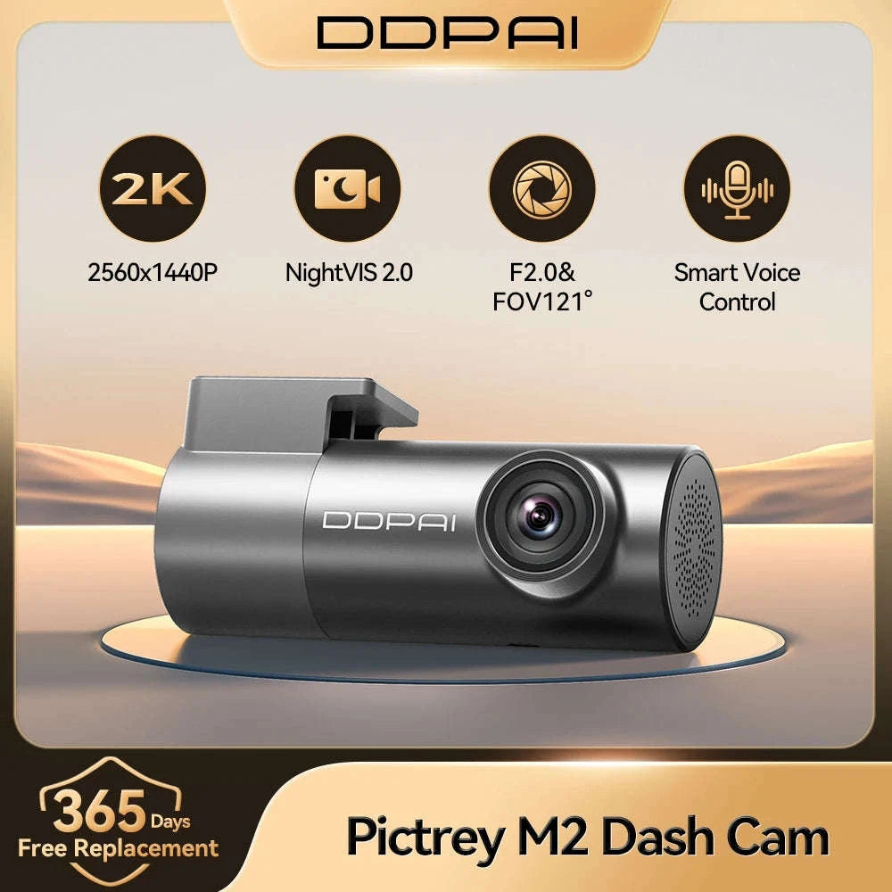 Pictrey M2 2K Dash Cam with Night Vision and Voice Control-Pictrey M2 / NO SD Card