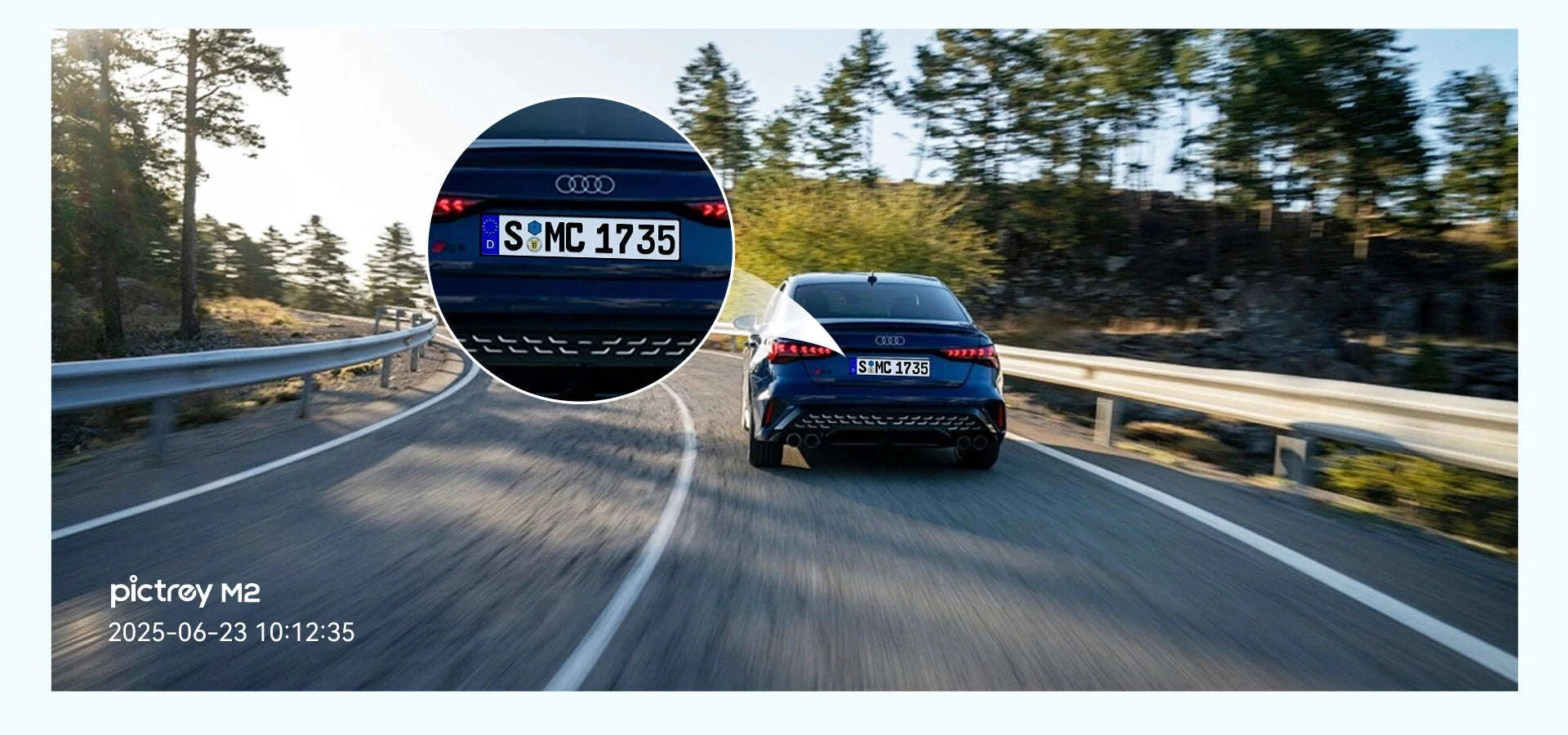 Pictrey M2 2K Dash Cam with Night Vision and Voice Control-Pictrey M2 / NO SD Card