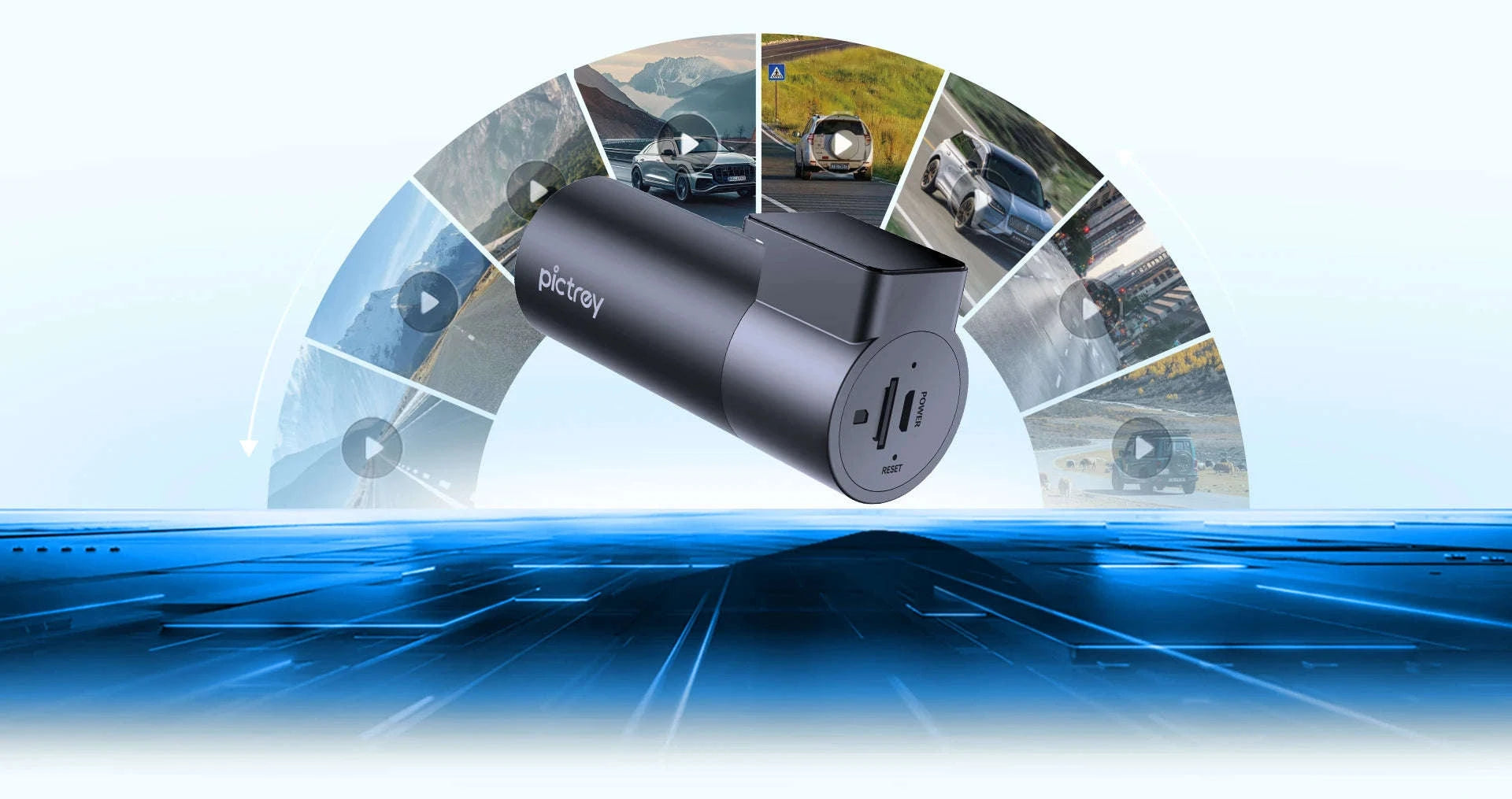 Pictrey M2 2K Dash Cam with Night Vision and Voice Control-Pictrey M2 / NO SD Card