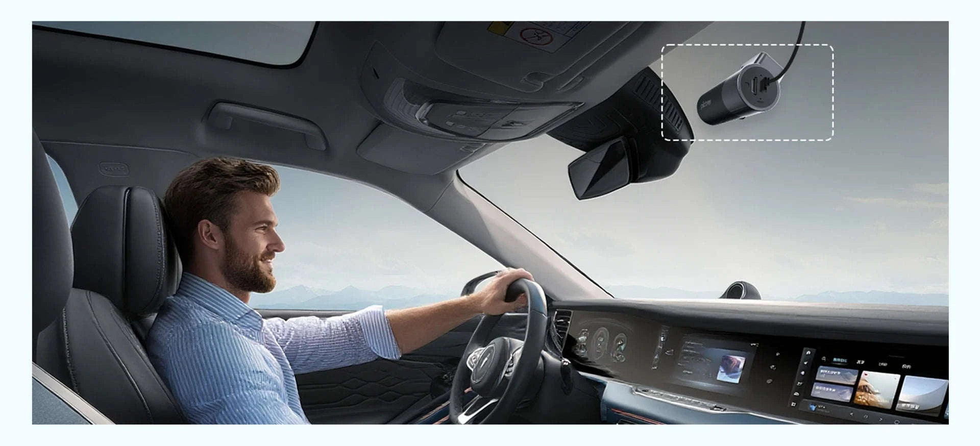 Pictrey M2 2K Dash Cam with Night Vision and Voice Control-Pictrey M2 / NO SD Card