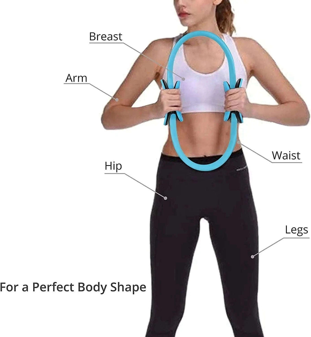 Pilates Magic Fitness Ring for Full-Body Toning and Control-SS-Blue(pink)