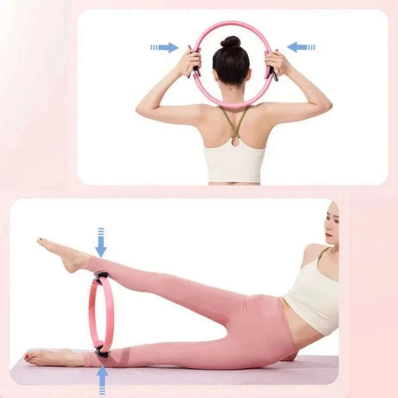Pilates Magic Fitness Ring for Full‑Body Toning-SS-Blue(pink)