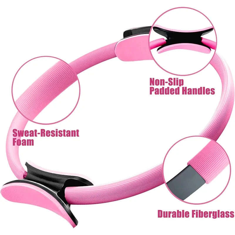 Pilates Magic Fitness Ring for Full‑Body Toning-SS-Blue(pink)