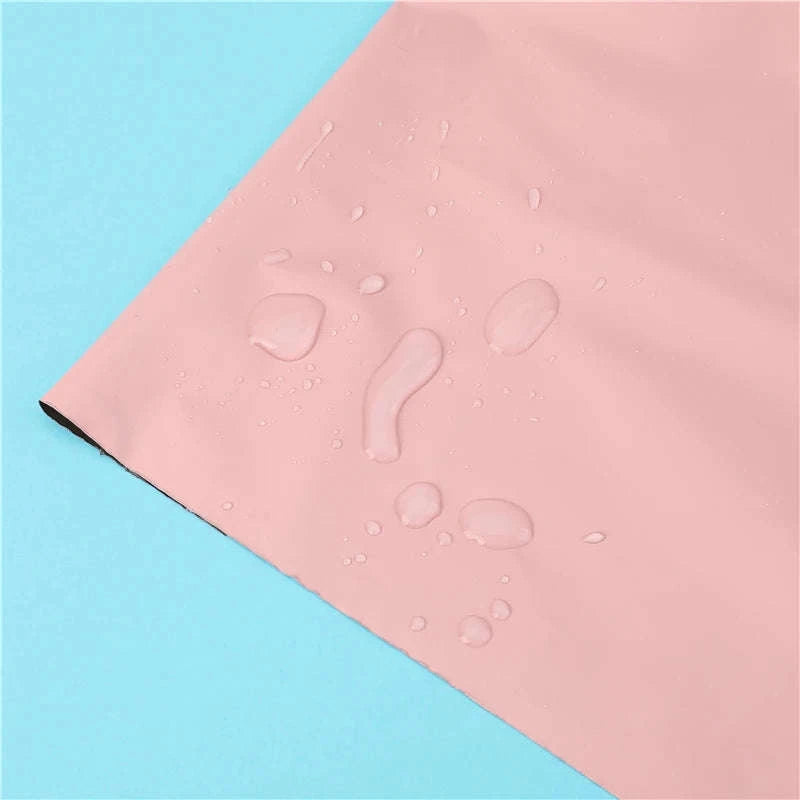 Pink Poly Mailing Pouch with Thank You Design-23x26x4 cm 20pcs