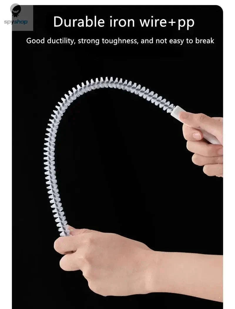 Pipe Dredging Brush for Fast, Chemical-Free Drain Cleaning-White