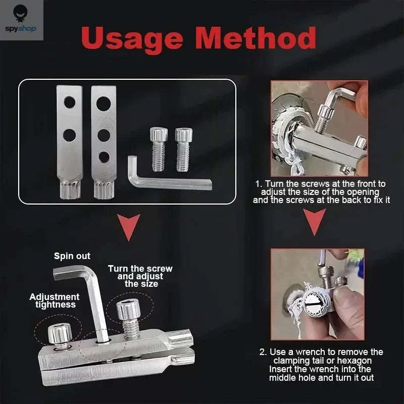 Pipe Extractor Tool Set for Reliable Plumbing Repair-1 Set