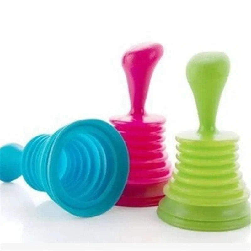 Pipeline Dredge Suction Cup Toilet Plunger-blue
