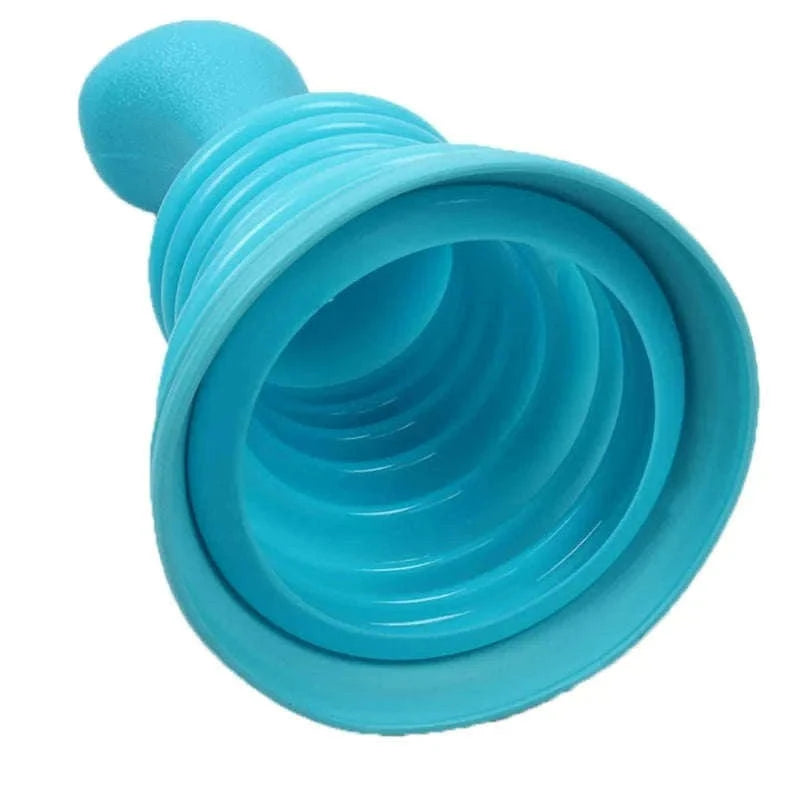 Pipeline Dredge Suction Cup Toilet Plunger for Tough Clogs-blue
