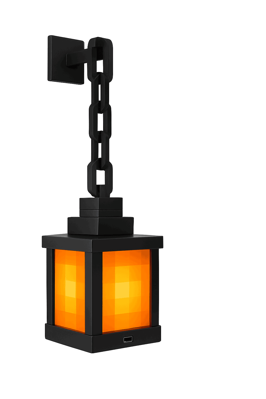 Pixel Style LED Night Light Lantern with 16 Colors and Remote Control-16 Color Lanterns