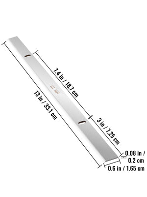 13-Inch HSS Planer Blades for 12.5 in and 13 in Benchtop Planers