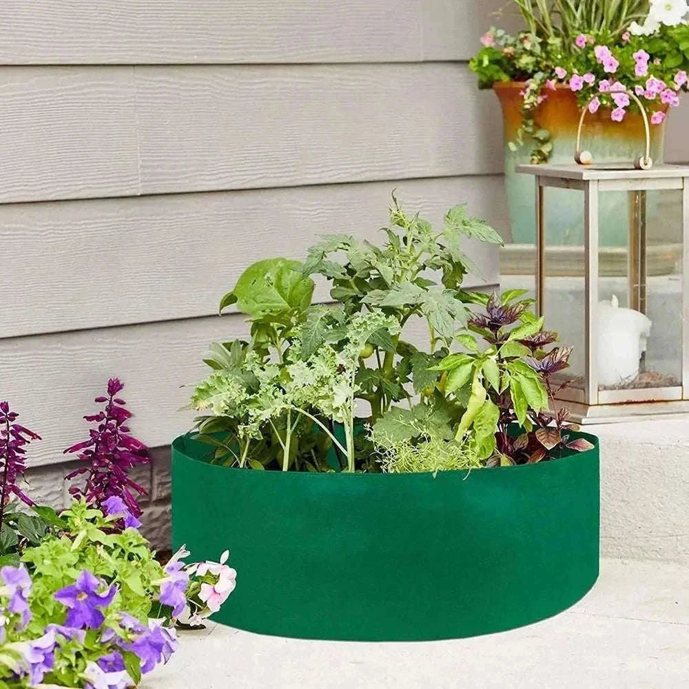 Plant Growing Bag with Handles for Easy Home Gardening-Green / 127x30cm