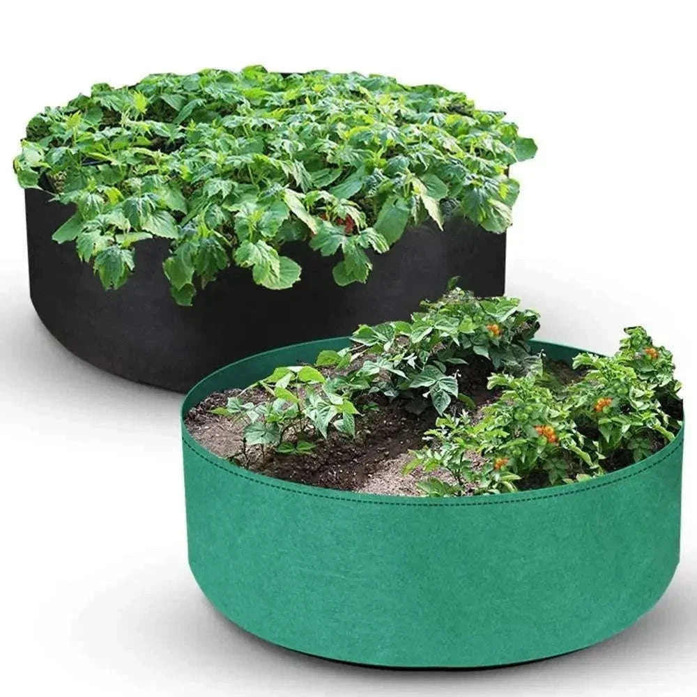 Plant Growing Bag with Handles for Easy Home Gardening-Green / 127x30cm