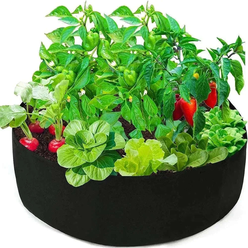 Plant Growing Bag with Handles for Easy Home Gardening-Green / 127x30cm