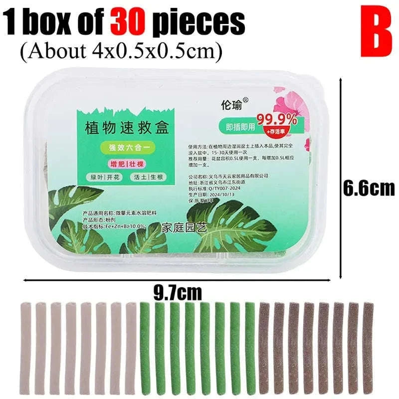 Plant Slow-Release Nutrient Sticks for Indoor Potted Plants-B-30PCS