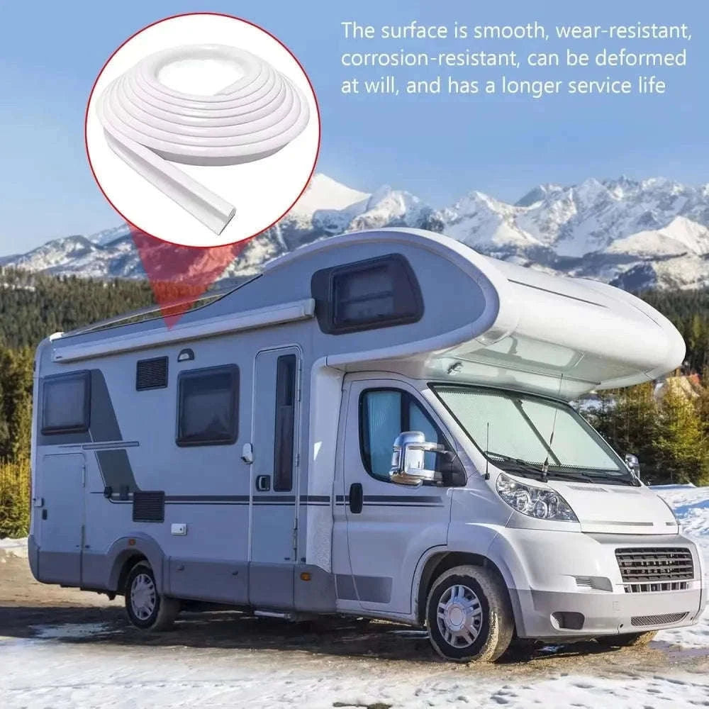 Plastic Rain Gutter Drip Stop for Car, Van, RV & Caravan-as pic