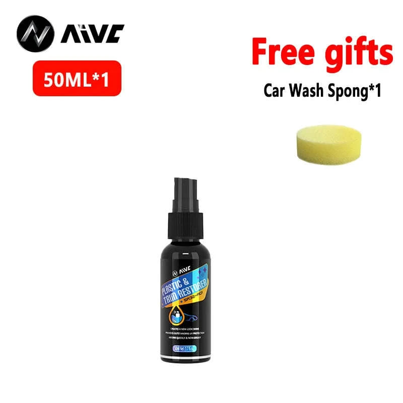 Plastic Restore Revitalizer for Long‑Lasting Car Trim Renewal-50ML