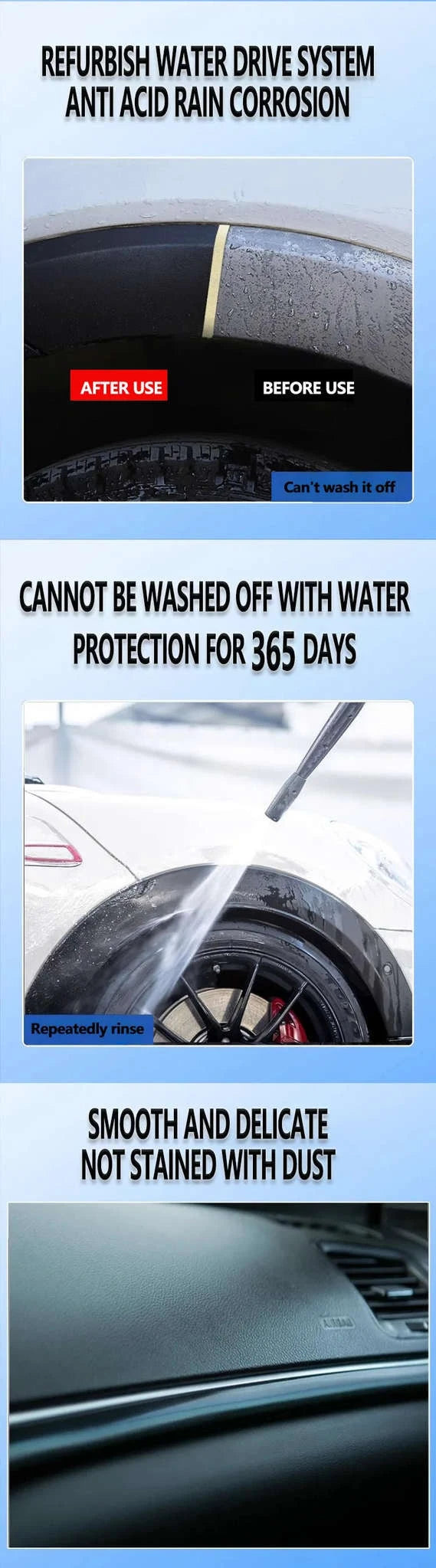 Plastic Restore Revitalizer for Long‑Lasting Car Trim Renewal-50ML