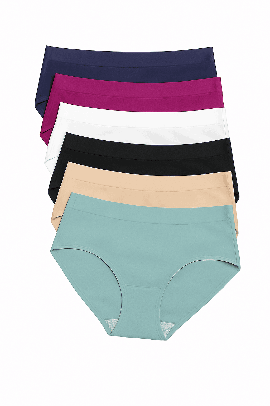 Plus Size Seamless Ice Silk Panties for Smooth All-Day Comfort-Ice-3Pcs black / XL / 3pcs