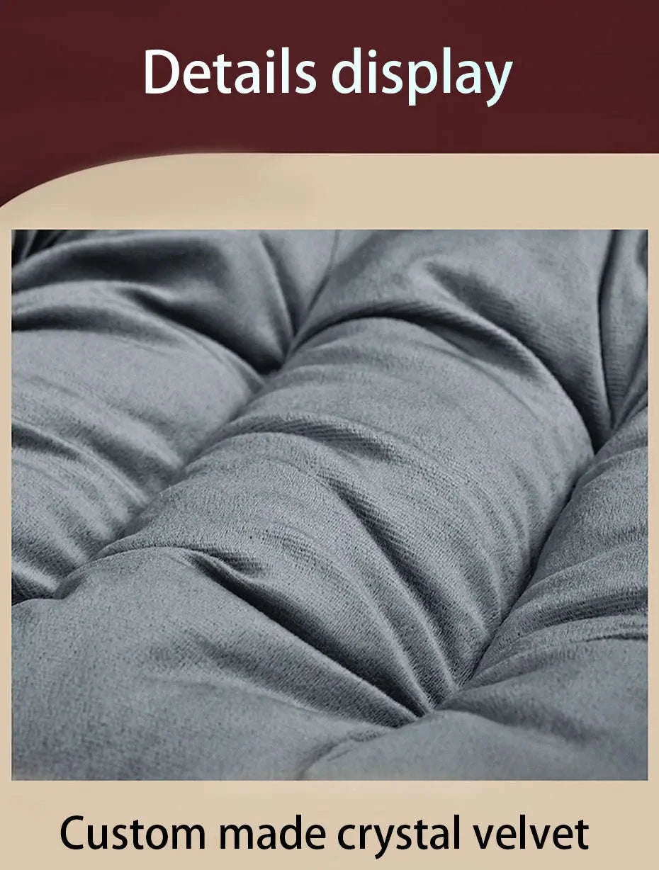 Plush Car Seat Cover Winter Warm Anti-Slip Seat Cushion-Gray front seat 1PC