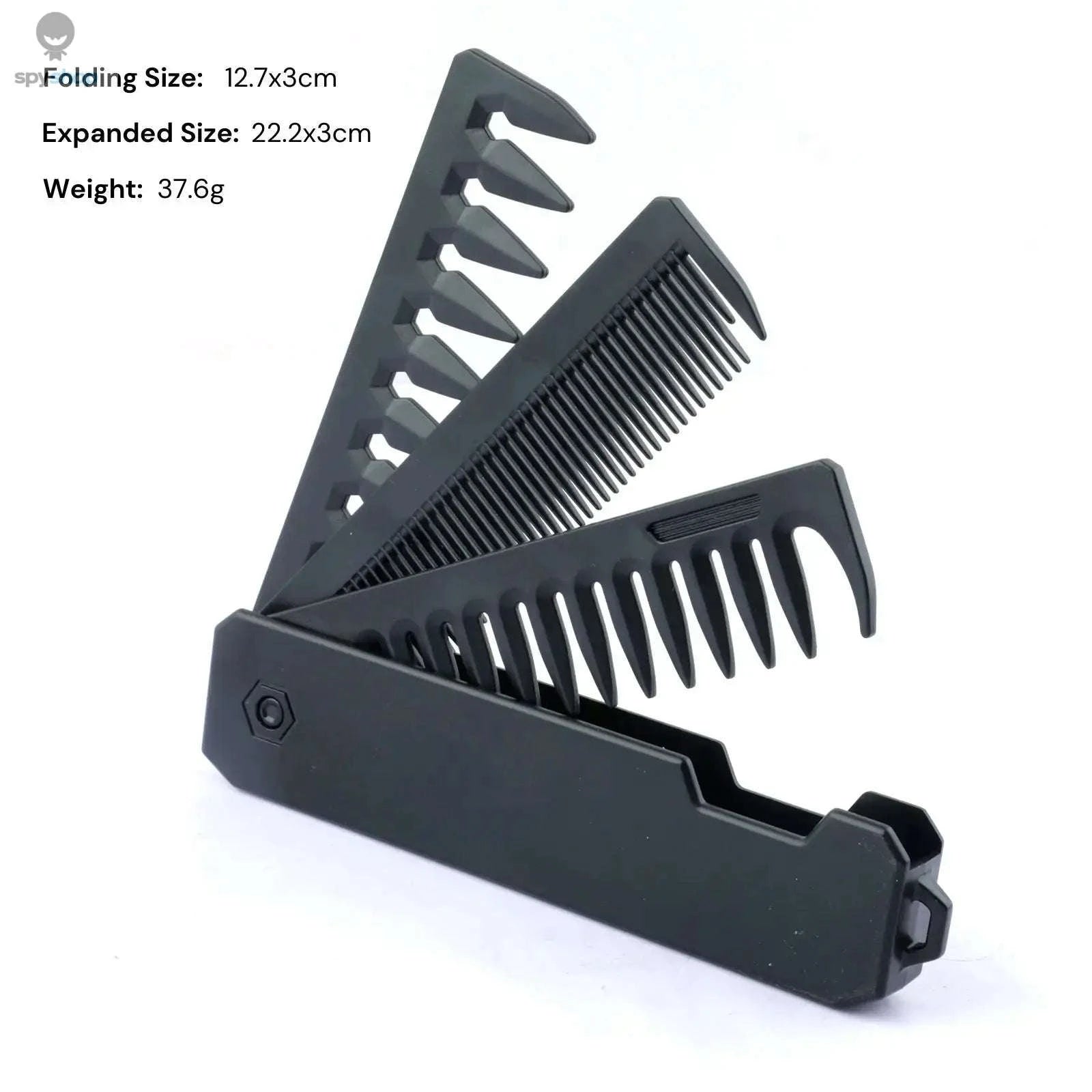 Pocket Folding Comb – Compact Grooming Tool for Hair and Beard-Purple