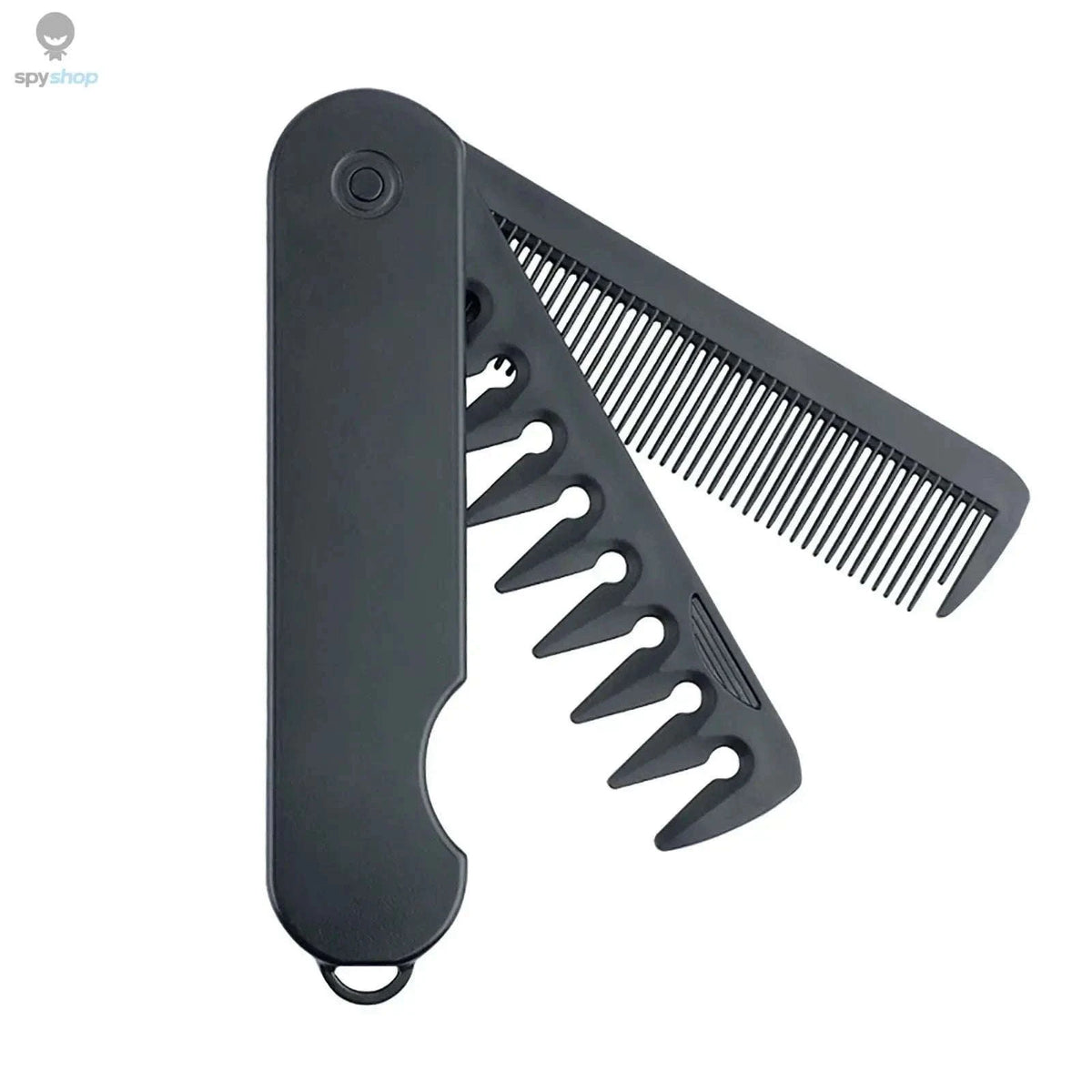 Pocket Folding Comb for Hair and Beard Grooming On the Go-Purple
