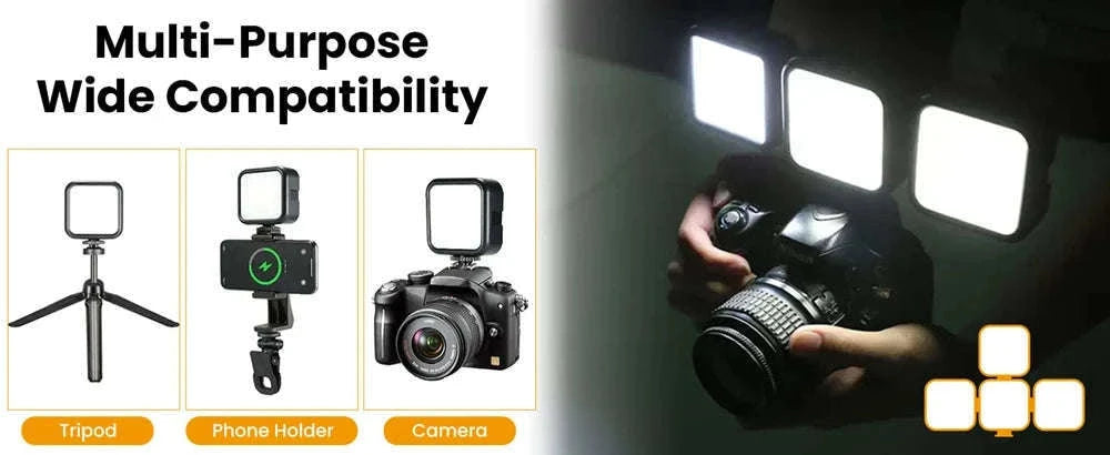 Pocket RGB Fill Light Portable LED Video Light-Default Title