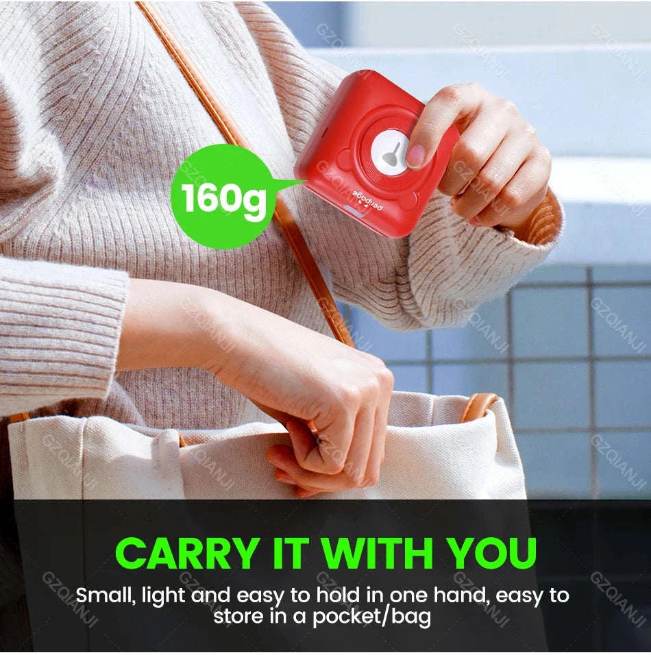 Pocket Thermal Printer 2” 304DPI Bluetooth Mini-304dpi RD Printer