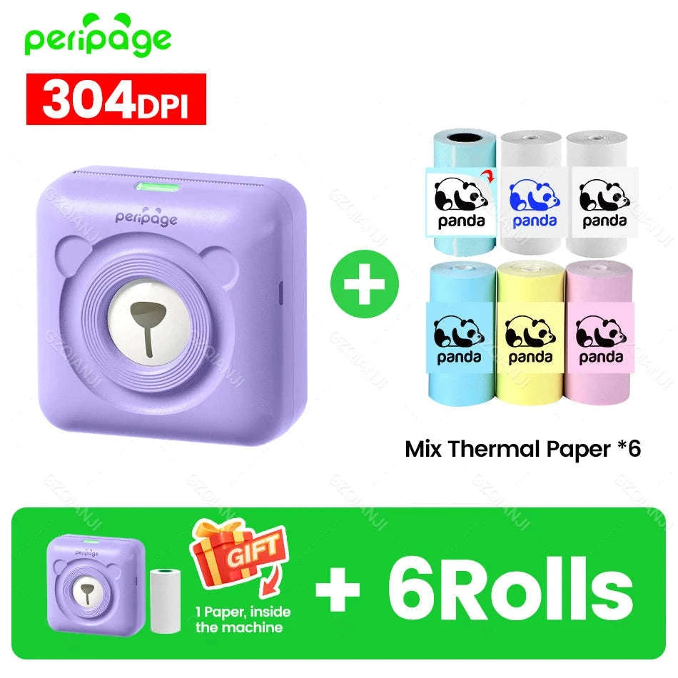 Pocket Thermal Printer 2” 304DPI Bluetooth Mini-304dpi RD Printer