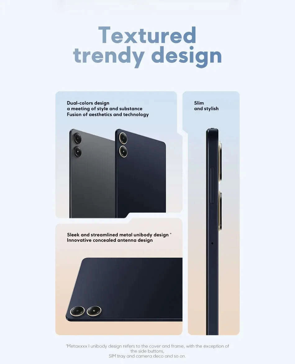 POCO Pad Global Version 12.1" 120Hz Tablet-Grey / 8GB+256GB / france