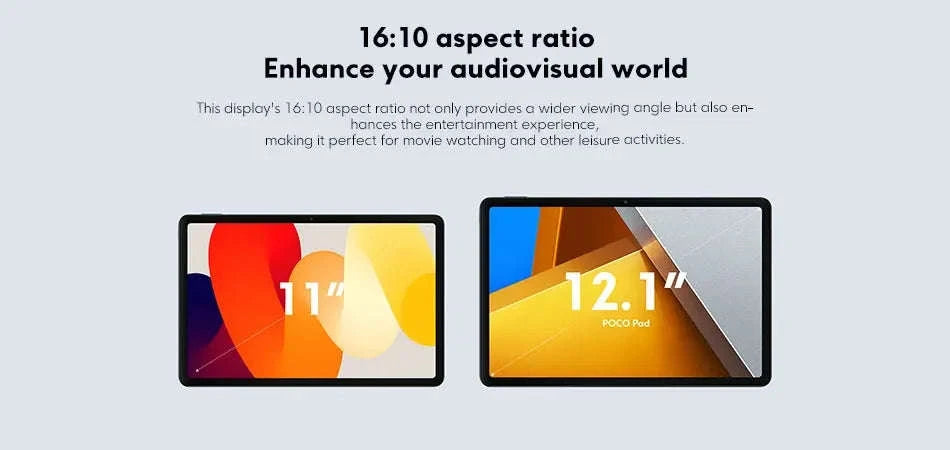 POCO Pad Global Version 12.1" 120Hz Tablet-Grey / 8GB+256GB / france